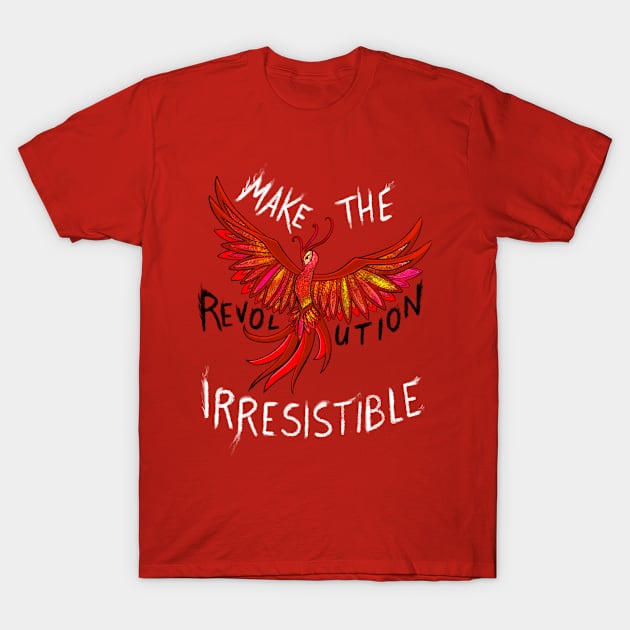 Phoenix Art Revolution T-Shirt by Claire Galloway